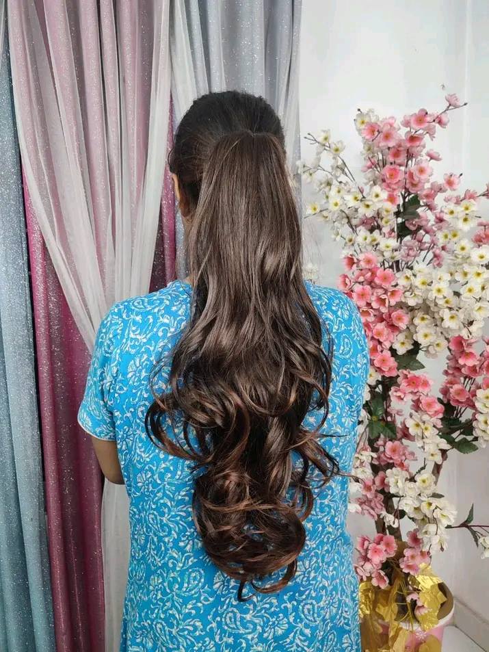 (ব্রাউন)Brown Crab Hair Extensions