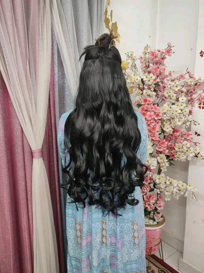 ৩০ ইঞ্চি ৫ ক্লিপ কার্লি হেয়ার